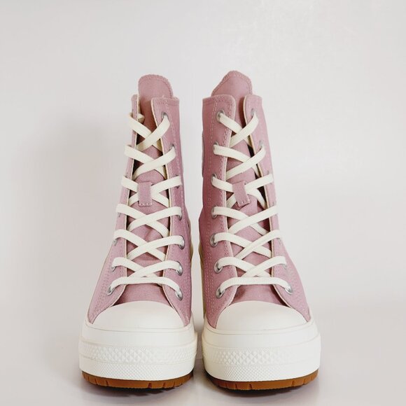 Converse Chuck 70 De Luxe Heel Static Pink Women's Platform Boots A06433C NWT - Picture 6 of 6